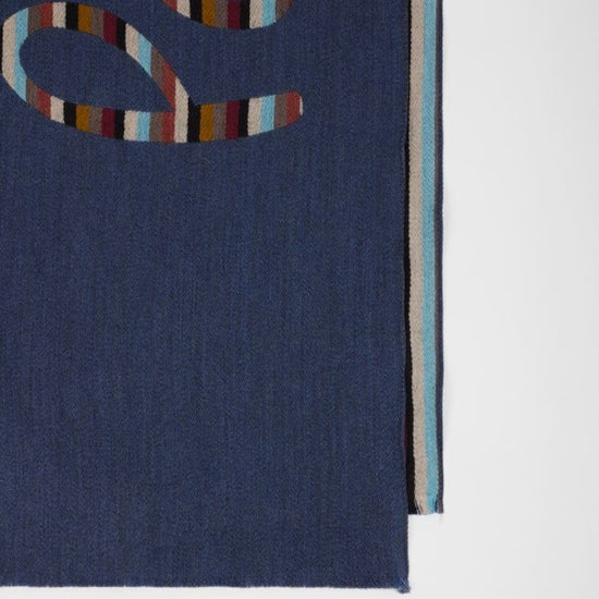 Logo Scarf Multistripe