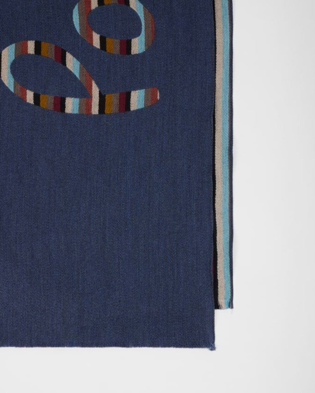 Logo Scarf Multistripe