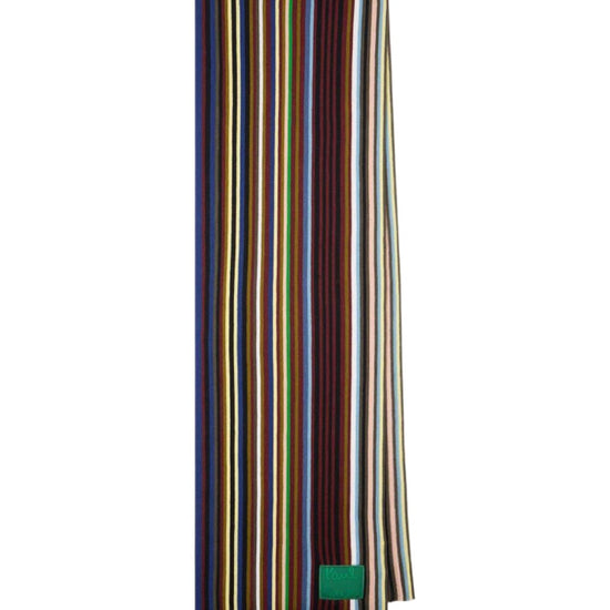 Iver Stripe Scarf Blue