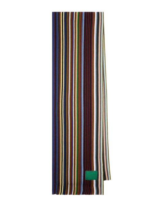 Iver Stripe Scarf Blue