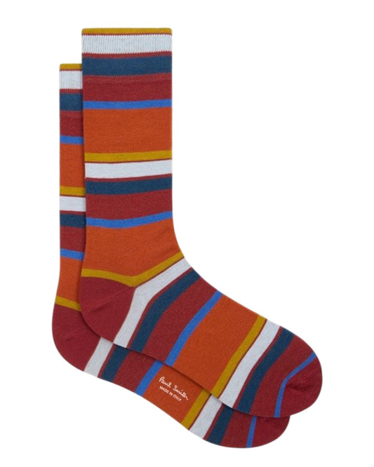 PS Stripe Socks Orange