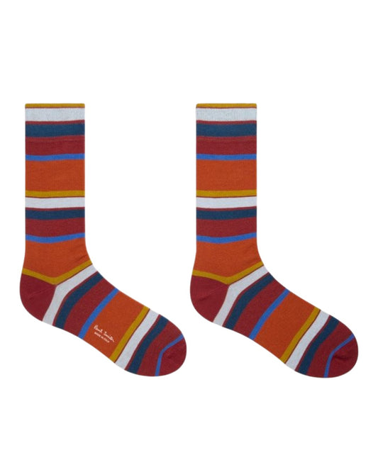 PS Stripe Socks Orange