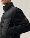 Extrafine Merino Wool Knitwear Jacket Black