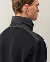 Extrafine Merino Wool Knitwear Jacket Black