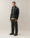 Extrafine Merino Wool Knitwear Jacket Black