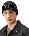 Extra Fine Merino Wool Goggle Beanie Black