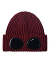 Extra Fine Merino Wool Goggle Beanie bordeaux