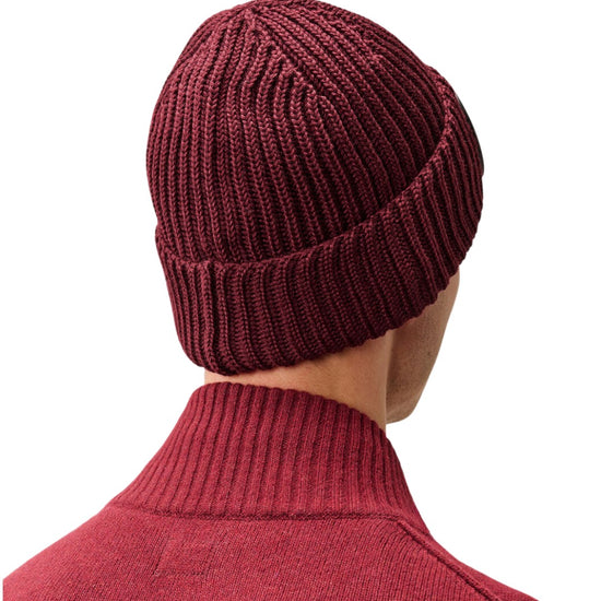 Extra Fine Merino Wool Goggle Beanie bordeaux