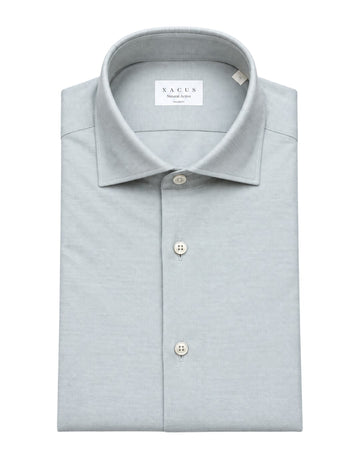 Natural Active Pinpoint Tailor Fit Shirt Grey Beige