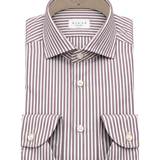 pinpoint stripe burgundy