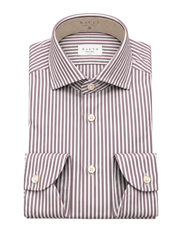 pinpoint stripe burgundy