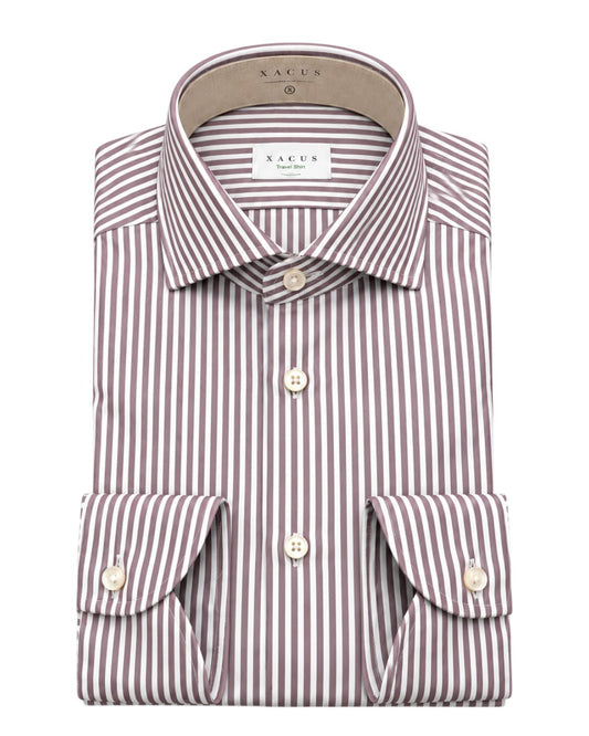 pinpoint stripe burgundy