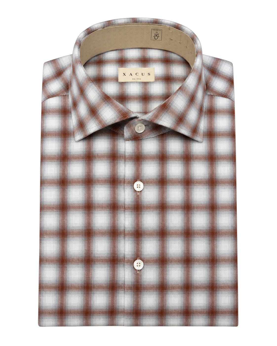Flannel Checkered shirt Grey Burgundy