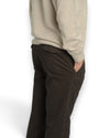 Peau de Peche Cotton Regular Fit Pince Trousers Brown