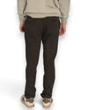 Peau de Peche Cotton Regular Fit Pince Trousers Brown