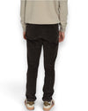 Regeluar Fit Peau De Peche Trousers Dark Grey