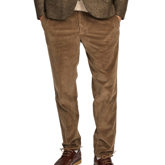Corduroy Cacao Straigfht Fit Trousers