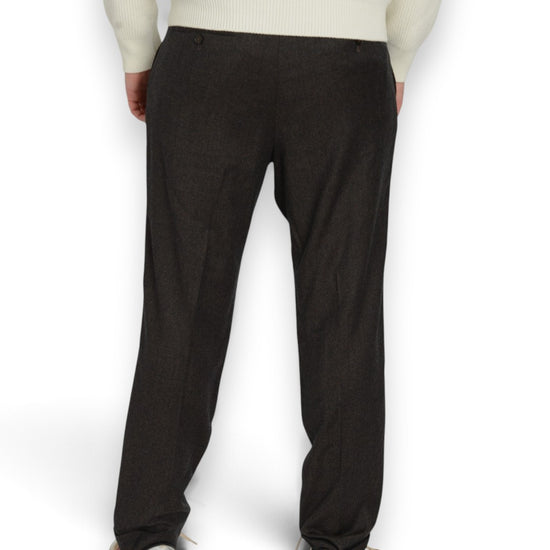 Isolas Flannel Militare Drawstring Trousers