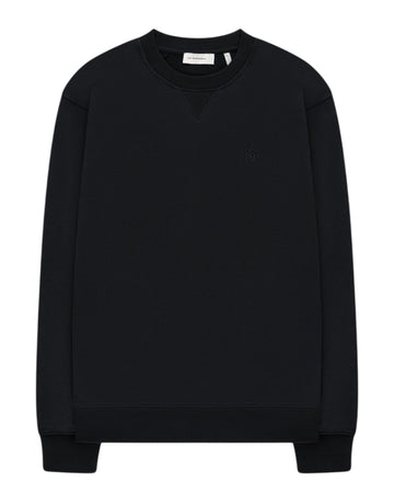Lommy Cotton Relaxed Fit Sweater Black