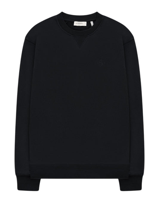 Lommy Cotton Relaxed Fit Sweater Black
