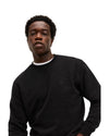 Lommy Cotton Relaxed Fit Sweater Black
