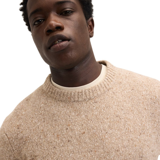 Kookai Wool Blend Regular Fit Pullover Beige