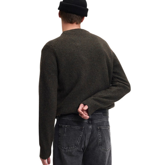 Kookai Wool Blend Regular Fit Pullover Dark Green