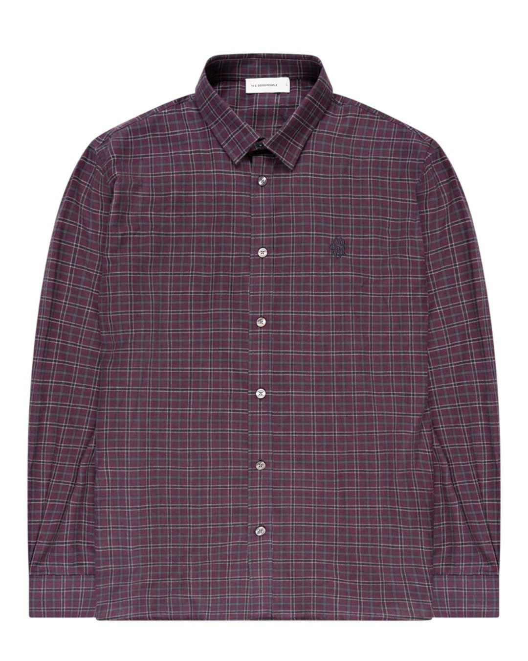 Seinfield Cotton Shirt Bordeaux