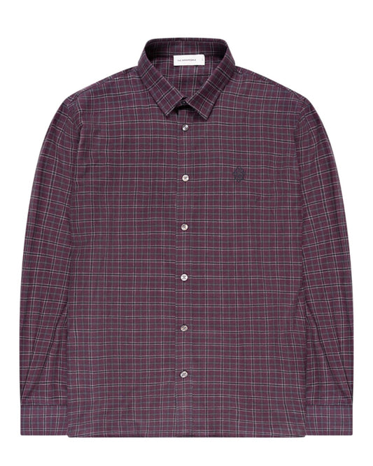 Seinfield Cotton Shirt Bordeaux