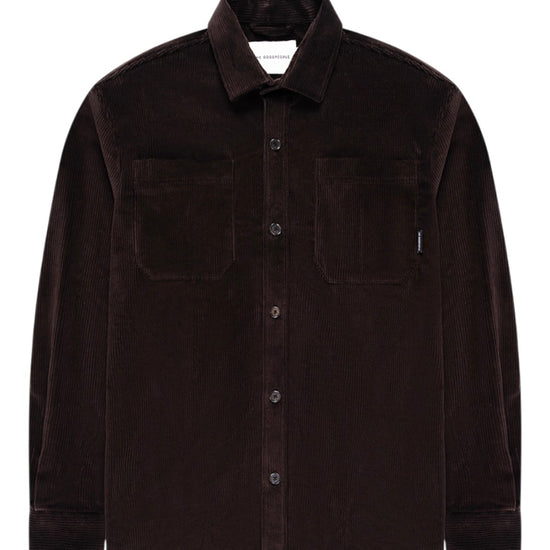 Snewy Corduroy Shirt Chocolate Brown