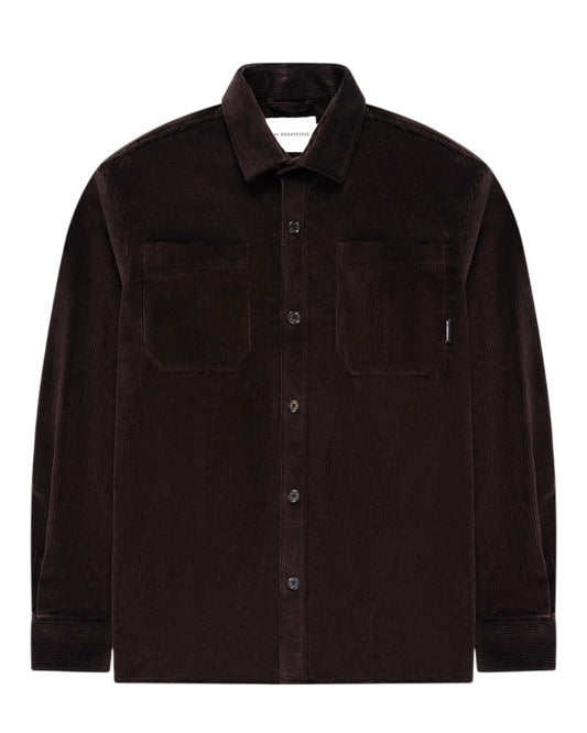 Snewy Corduroy Shirt Chocolate Brown