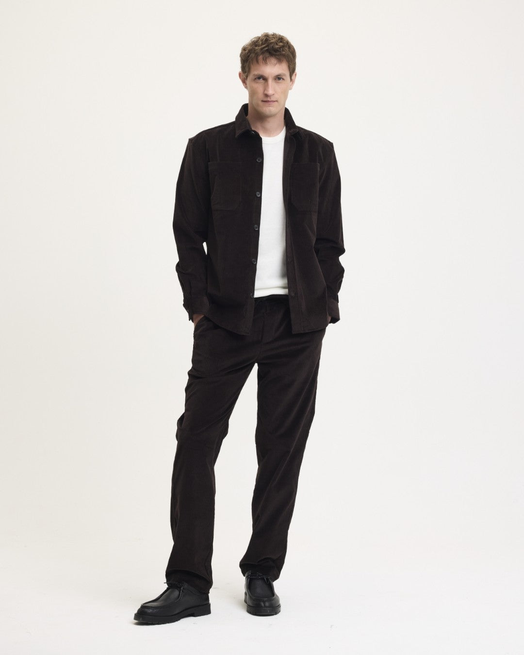 Snewy Corduroy Shirt Chocolate Brown