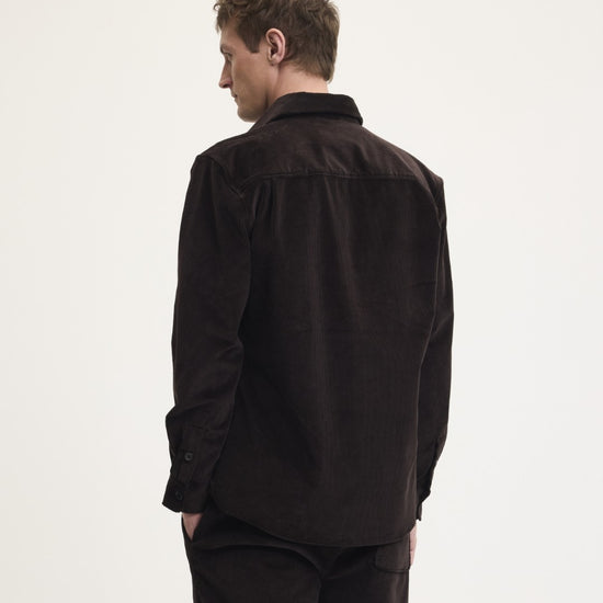 Snewy Corduroy Shirt Chocolate Brown