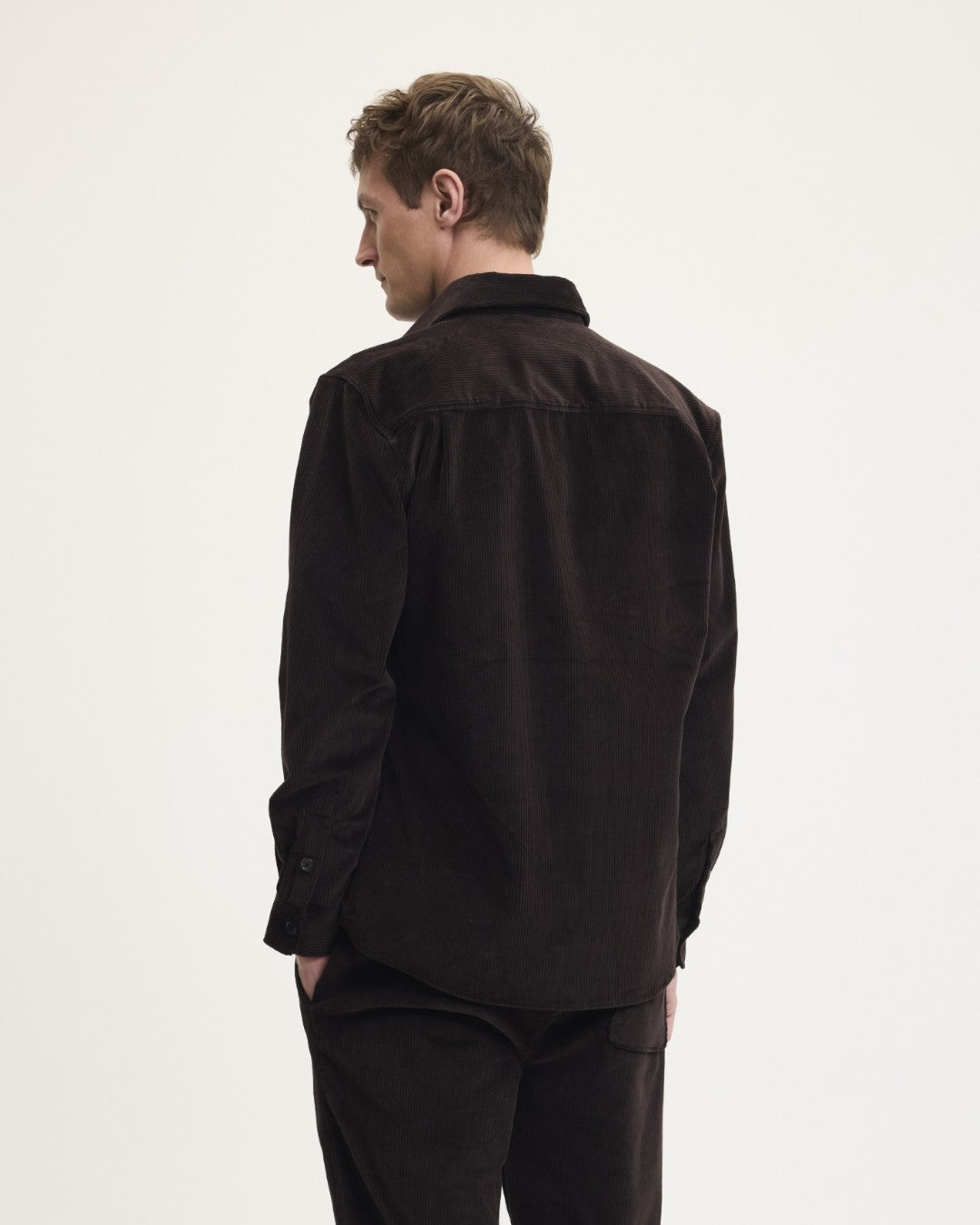 Snewy Corduroy Shirt Chocolate Brown