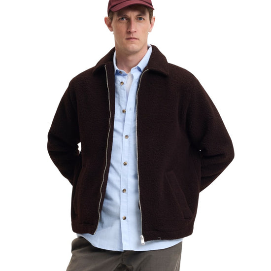 JTeddy Regular Fit Jacket Chocolate Brown
