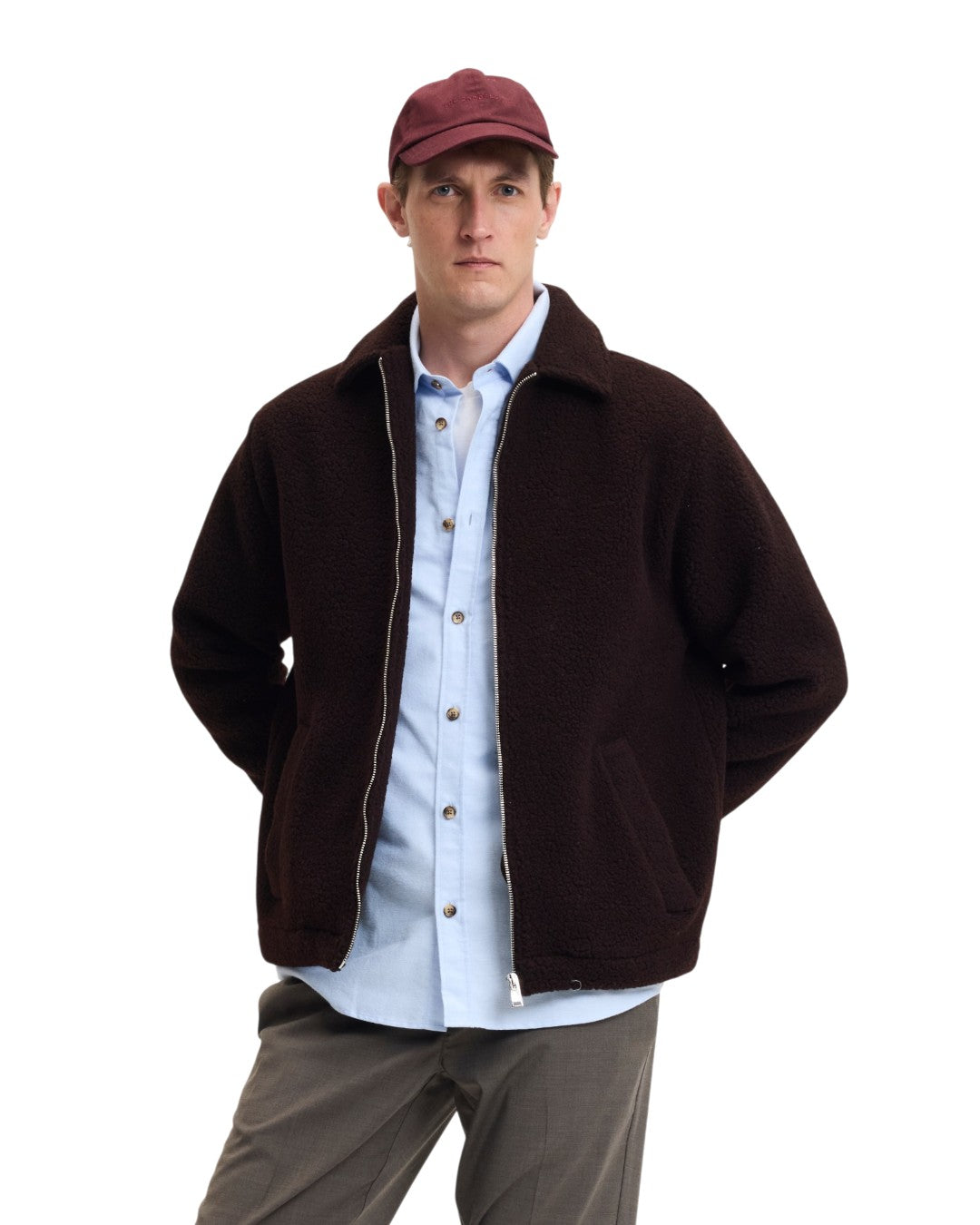 JTeddy Regular Fit Jacket Chocolate Brown