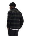 Sand Wool Blend Regular Fit Jacket Dark Green Checkered