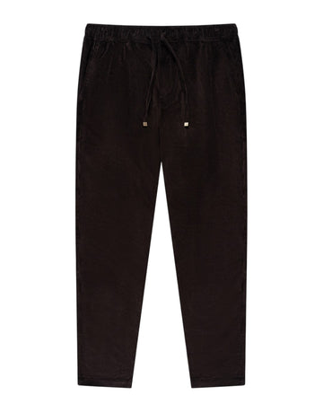 Bob Corduroy Relaxed Fit Trousers Chocolate Brown
