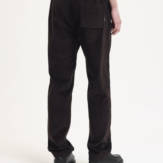 Bob Corduroy Relaxed Fit Trousers Chocolate Brown