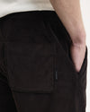 Bob Corduroy Relaxed Fit Trousers Chocolate Brown