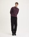 Lommy Cotton Regular Fit Signature Sweater Bordeaux