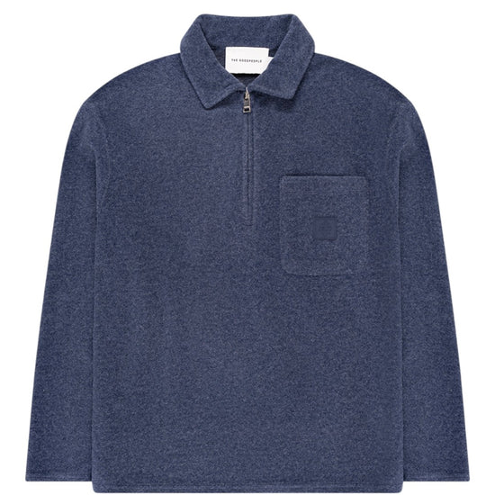 Leo Polo Collar Half Zip Sweater