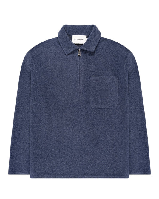 Leo Polo Collar Half Zip Sweater