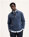 Leo Polo Collar Half Zip Sweater