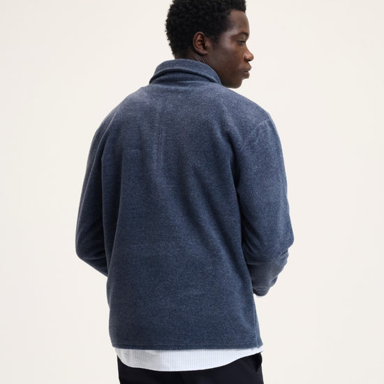 Leo Polo Collar Half Zip Sweater