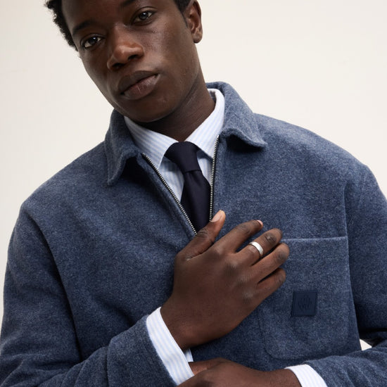 Leo Polo Collar Half Zip Sweater