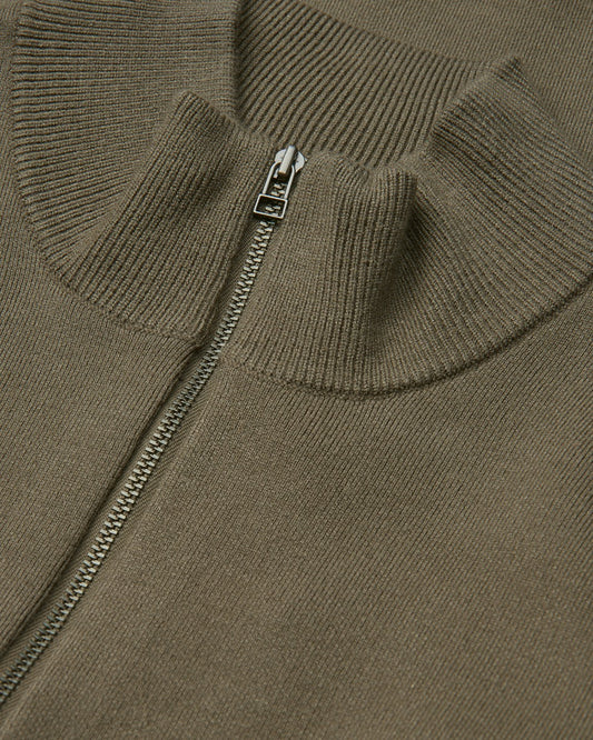 Urban Chase Half Zip Pullover Brown