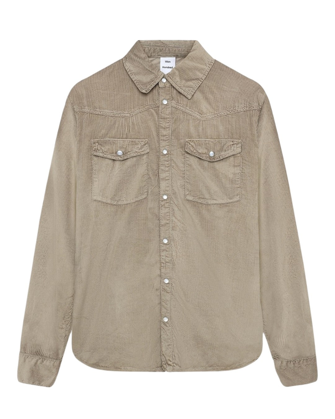 Alfred Shirt Winter Twig Beige