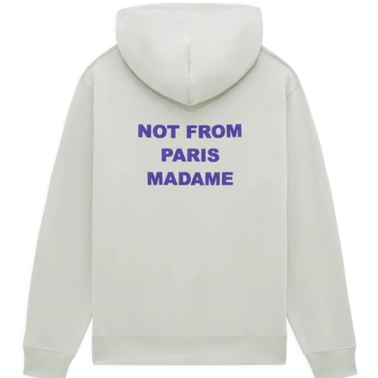 Bold Slogan Hoodie Grey