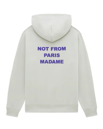 Bold Slogan Hoodie Grey